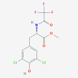 3,5-dichloro-N-trifluoroacetyl-L-tyrosine methyl ester