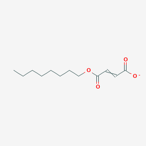 molecular formula C12H19O4- B8543482 4-Octoxy-4-oxobut-2-enoate 