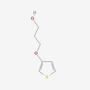 molecular formula C7H10O2S B8543517 3-(3-Thienyloxy)propanol 