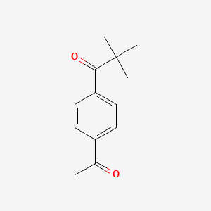 1-(4-Acetylphenyl)-2,2-dimethylpropan-1-one