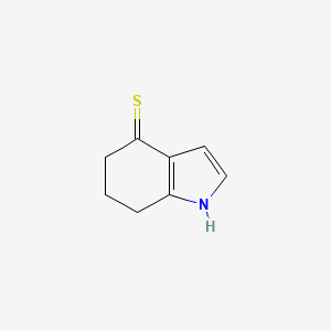 molecular formula C8H9NS B8543528 1,5,6,7-Tetrahydro-indole-4-thione 
