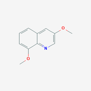 molecular formula C11H11NO2 B8543541 3,8-Dimethoxy quinoline 