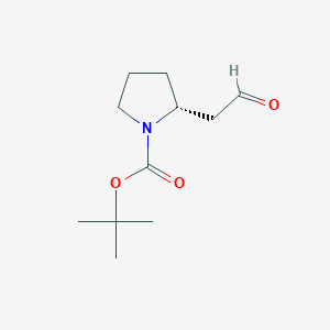 (R)-tert-butyl 2-(2-oxoethyl)pyrrolidine-1-carboxylate