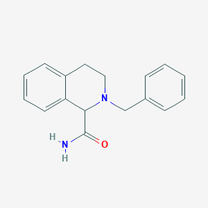 molecular formula C17H18N2O B8543622 2-Benzyl-1,2,3,4-tetrahydroisoquinoline-1-carboxamide 
