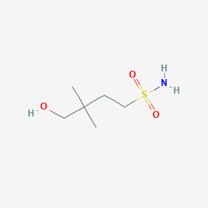 4-Hydroxy-3,3-dimethyl-1-butanesulfonamide