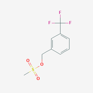 molecular formula C9H9F3O3S B8543678 3-Trifluoromethylbenzyl methanesulfonate 