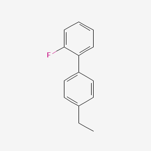 molecular formula C14H13F B8543701 1-Ethyl-4-(2-fluorophenyl)benzene CAS No. 58609-41-9
