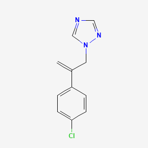 1-[2-(4-Chlorophenyl)prop-2-en-1-yl]-1H-1,2,4-triazole