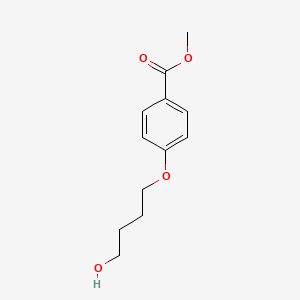 molecular formula C12H16O4 B8543743 4-(4-Hydroxy-butoxy)-benzoic acid methyl ester 