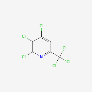 molecular formula C6HCl6N B8543826 2,3,4-Trichloro-6-(trichloromethyl)pyridine CAS No. 70788-54-4