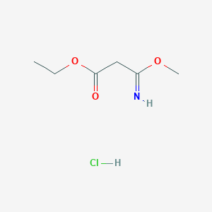 3-Methoxy-3-imino propanoic acid ethyl ester hydrochloride