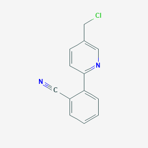2-(5-(Chloromethyl)pyridin-2-yl)benzonitrile