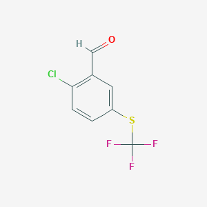 2-Chloro-5-(trifluoromethylthio)benzaldehyde