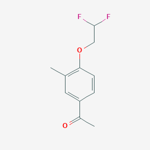 1-(4-(2,2-Difluoroethoxy)-3-methylphenyl)ethanone