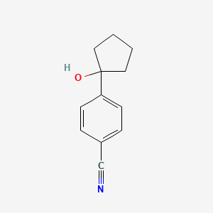 4-(1-Hydroxycyclopentyl)benzonitrile