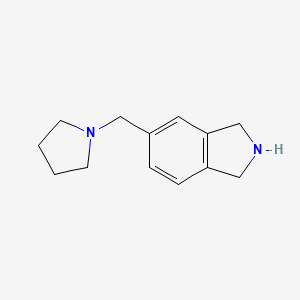 5-pyrrolidin-1-ylmethyl-2,3-dihydro-1H-isoindole