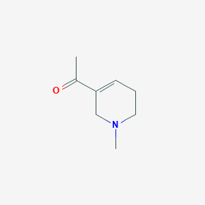 molecular formula C8H13NO B8544031 1-(1-Methyl-1,2,5,6-tetrahydro-3-pyridinyl)ethanone 
