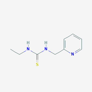 molecular formula C9H13N3S B8544074 1-Ethyl-3-(2-pyridinylmethyl)thiourea 