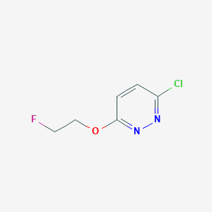 molecular formula C6H6ClFN2O B8544166 3-(2-Fluoroethoxy)-6-chloropyridazine 