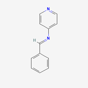 molecular formula C12H10N2 B8544207 4-Benzylideneaminopyridine 