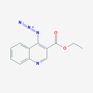 molecular formula C12H10N4O2 B8544307 Ethyl 4-azidoquinoline-3-carboxylate CAS No. 68315-03-7