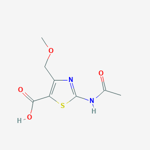 2-Acetamido-4-(methoxymethyl)thiazole-5-carboxylic acid