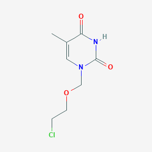 1-[(2-Chloroethoxy)methyl]-5-methyl-2,4(1H,3H)-pyrimidinedione