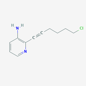 2-(6-Chlorohex-1-ynyl)pyridin-3-amine