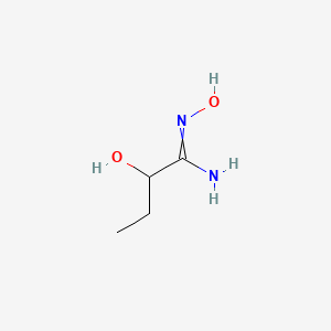 molecular formula C4H10N2O2 B8544468 (2Rs)-n',2-dihydroxybutanimidamide CAS No. 479080-23-4