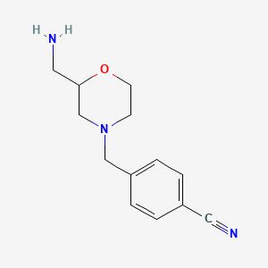2-Aminomethyl-4-(4-cyanobenzyl)morpholine
