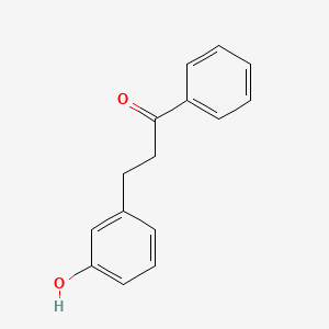 molecular formula C15H14O2 B8544623 3-(3-Hydroxy-phenyl)-1-phenyl-propan-1-one 
