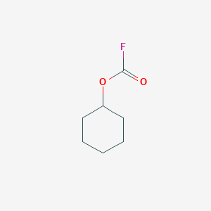 molecular formula C7H11FO2 B8544662 Cyclohexyl fluoroformate 