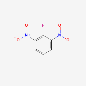 molecular formula C6H3FN2O4 B8544670 Benzene, 2-fluoro-1,3-dinitro- CAS No. 573-55-7