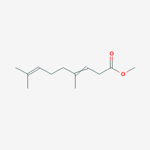molecular formula C12H20O2 B8544680 3,7-Nonadienoic acid, 4,8-dimethyl-, methyl ester CAS No. 19435-42-8