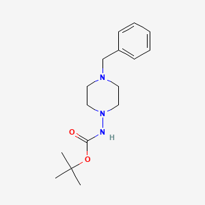 molecular formula C16H25N3O2 B8544700 Tert-butyl(4-benzylpiperazin-1-yl)carbamate 