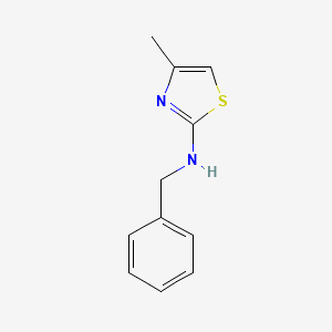 molecular formula C11H12N2S B8544710 N-Benzyl-4-methylthiazole-2-amine 