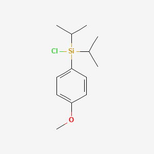 Chloro(4-methoxyphenyl)di(propan-2-yl)silane