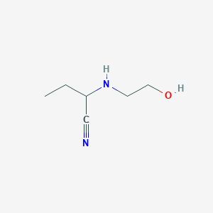 molecular formula C6H12N2O B8544730 (2-Hydroxyethylamino)butyronitrile 