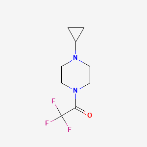 molecular formula C9H13F3N2O B8544769 1-(4-Cyclopropyl-piperazin-1-yl)-2,2,2-trifluoro-ethanone 