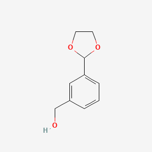 [3-(1,3-dioxolan-2-yl)phenyl]methanol