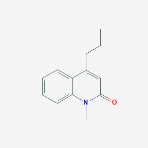 molecular formula C13H15NO B8544868 1-Methyl-4-propylquinolin-2(1H)-one 