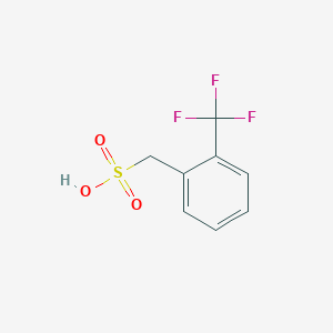 molecular formula C8H7F3O3S B8544898 (2-Trifluoromethylphenyl)methanesulfonic acid 