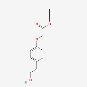 molecular formula C14H20O4 B8544922 Tert-butyl [4-(2-hydroxyethyl)phenoxy]acetate 