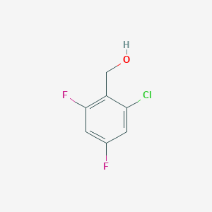molecular formula C7H5ClF2O B8545002 (2-Chloro-4,6-difluorophenyl)methanol 