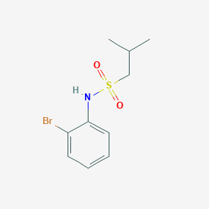 molecular formula C10H14BrNO2S B8545098 N-(2-bromophenyl)isobutylsulfonamide 