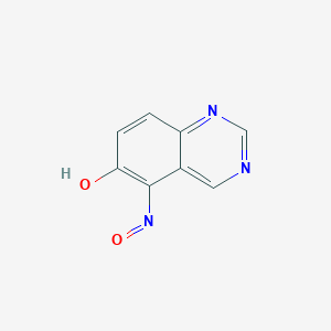 molecular formula C8H5N3O2 B8545117 5-Nitroso 6-hydroxy quinazolin 