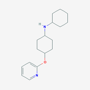N-Cyclohexyl-4-[(pyridin-2-yl)oxy]cyclohexan-1-amine