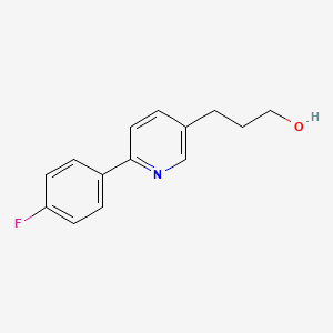 3-[6-(4-Fluorophenyl)pyridin-3-yl]propan-1-ol