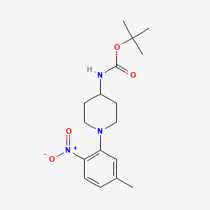 Tert-butyl 1-(5-methyl-2-nitrophenyl)piperidin-4-ylcarbamate