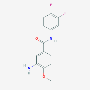 3-amino-N-(3,4-difluorophenyl)-4-methoxy-benzamide